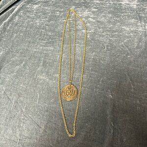 VTG Double Chain Gold Locket